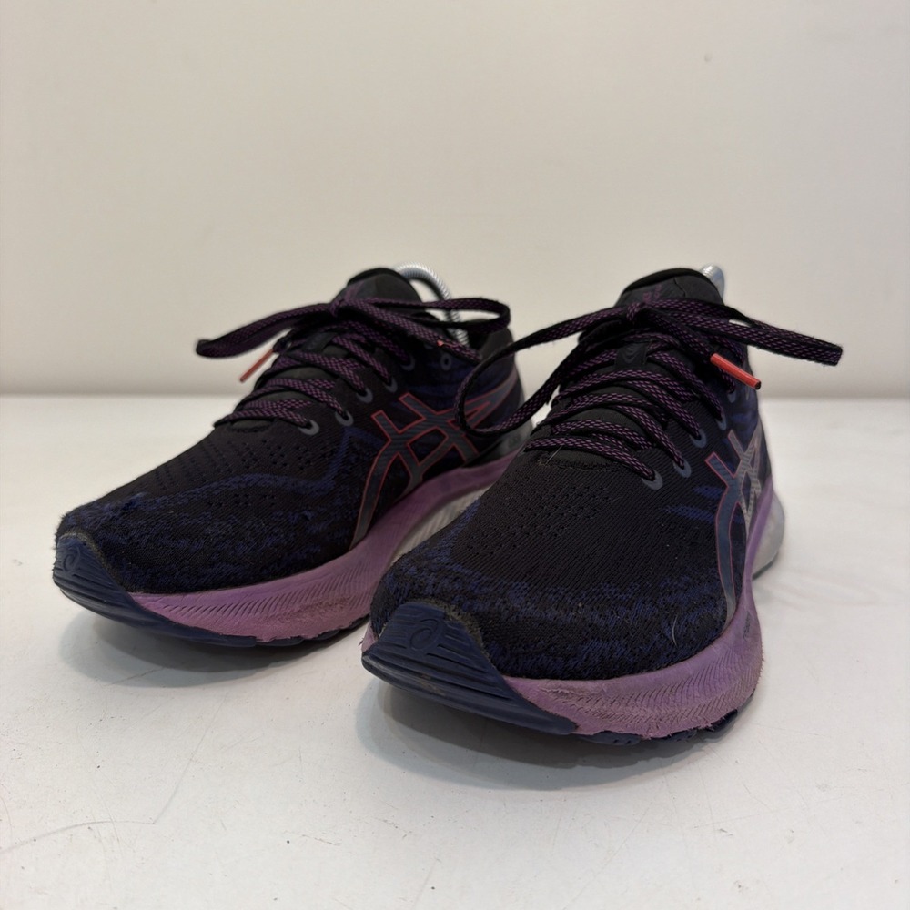 Asics Gel Kayano 29 Black Red Alert Purple Women's Running Shoes Sz 8.5 1012B297